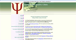 Desktop Screenshot of londonpsychiatricclinic.org